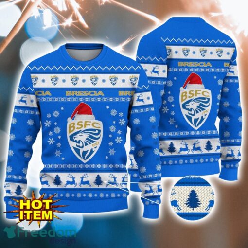 Brescia Calcio 3D Ugly Christmas Sweater For Men And Women Sport Fans Product Photo 1