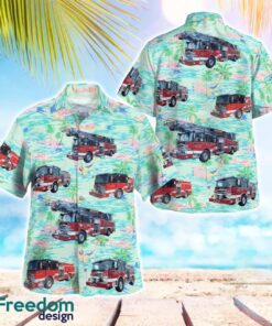 Bridgeport, CT Fire Department 3D Hawaiian Shirt