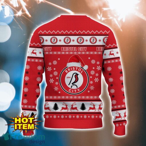 Bristol City 3D Ugly Christmas Sweater All Over Printed Sweater Christmas Gift Product Photo 3