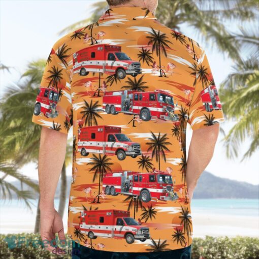 Bristol, Kenosha County, Wisconsin, Bristol Fire Department Aloha Hawaiian Shirt Beach Gift Shirt Product Photo 2