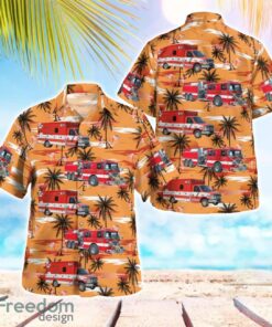 Bristol, Kenosha County, Wisconsin, Bristol Fire Department Aloha Hawaiian Shirt Beach Gift Shirt