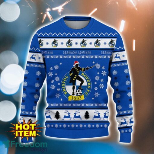 Bristol Rovers 3D Ugly Christmas Sweater For Men And Women Sport Fans Product Photo 2