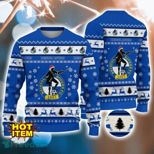 Bristol Rovers 3D Ugly Christmas Sweater For Men And Women Sport Fans Product Photo 1