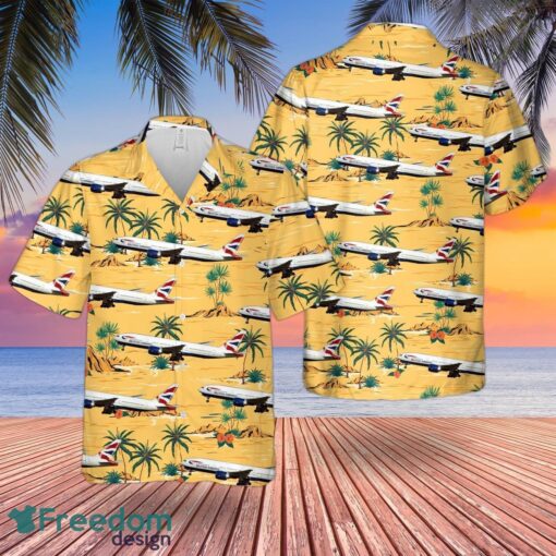 British Airways Boeing 777-200ER Summer Hawaiian Shirt Product Photo 1