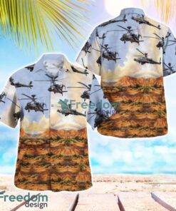 British Army AH-64E - Apache Attack Helicopter Hawaiian Shirt Beach Summer Shirt Product Photo 1