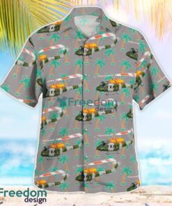 British Army Bell 212 Hawaiian Shirt Beach Summer Shirt Product Photo 2