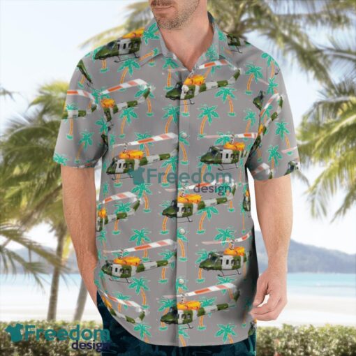 British Army Bell 212 Hawaiian Shirt Beach Summer Shirt Product Photo 3