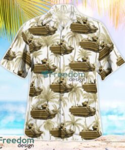 British Army Bulldog Armoured Fighting Vehicle Hawaiian Shirt Beach Summer Shirt Product Photo 2