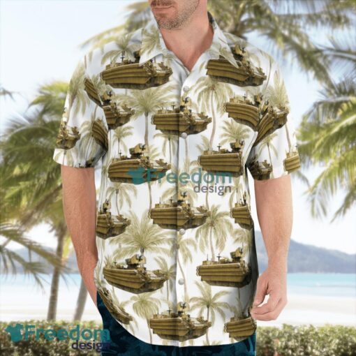 British Army Bulldog Armoured Fighting Vehicle Hawaiian Shirt Beach Summer Shirt Product Photo 3