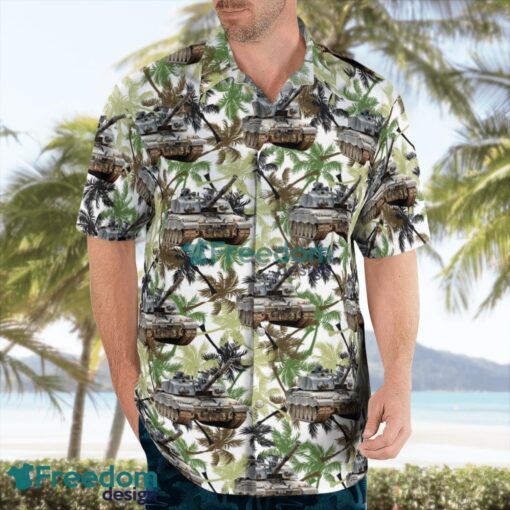 British Army Challenger 2 Main Battle Tank Hawaiian Shirt Beach Summer Shirt Product Photo 3