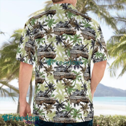 British Army Challenger 2 Main Battle Tank Hawaiian Shirt Beach Summer Shirt Product Photo 4