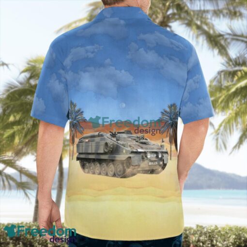 British Army Stormer High Velocity Missile (HVM) Hawaiian Shirt Beach Summer Shirt Product Photo 3