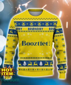 Brøndby IF 3D Ugly Christmas Sweater For Men And Women Sport Fans Product Photo 2