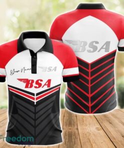 BSA 3D Polo Shirt For Car Lover Golf Fans Gift Polo Shirt Custom Name