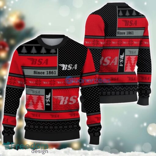 BSA Logo Ugly Christmas Sweater For Fans Men And Women Christmas Gift Ideas Product Photo 1