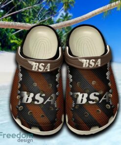 BSA Performance Clogs Shoes Brown Beach Logo Car For Fans Hot Holidays Gift Clogs Shoes