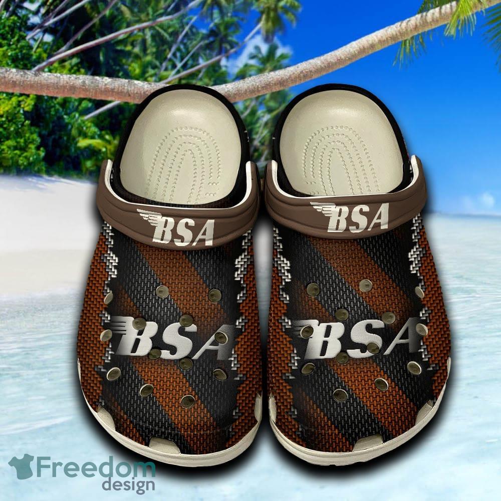 BSA Performance Clogs Shoes Brown Beach Logo Car For Fans Hot Holidays Gift Clogs Shoes image BSA Performance Clogs Shoes Brown Beach Logo Car For Fans Hot Holidays Gift Clogs Shoes - BSA Performance Clogs Shoes Brown Beach Logo Car For Fans Hot Holidays Gift Clogs Shoes