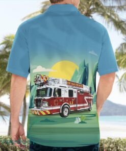 Buckner, Missouri, Fort Osage Fire Protection District Aloha Hawaiian Shirt Beach Gift Shirt Product Photo 2