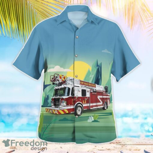 Buckner, Missouri, Fort Osage Fire Protection District Aloha Hawaiian Shirt Beach Gift Shirt Product Photo 3