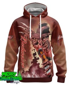 Budweiser Halloween Freddy Krueger Hoodie Zip Hoodie For Men Women Gift Halloween - Budweiser Halloween Freddy Krueger Hoodie & Zip Hoodie_1