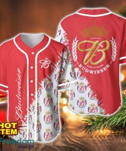 Budweiser Logo Printed Baseball Jersey Shirt For Men And Women