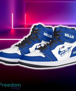 Buffalo Bills Air Jordan Hightop Shoes New Custom Name For Fans Gift Sneaker - Buffalo Bills Air Jordan Hightop Shoes Photo 5
