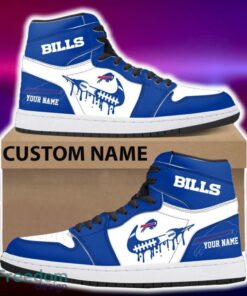 Buffalo Bills Air Jordan Hightop Shoes New Custom Name For Fans Gift Sneaker Buffalo Bills Air Jordan Hightop Shoes New Custom Name For Fans Gift Sneaker