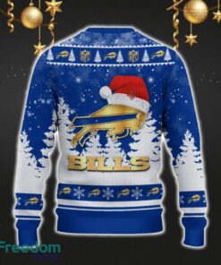 Buffalo Bills Car For Fans 3D Sweater Ugly Christmas Santa Hat Tree Gift For Men Women - Buffalo Bills Ugly Christmas Sweater_3