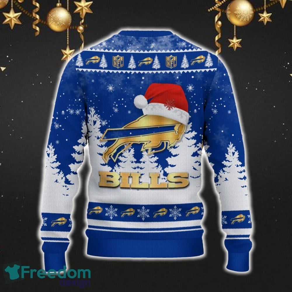 Buffalo Bills Car For Fans 3D Sweater Ugly Christmas Santa Hat Tree Gift For Men Women image Buffalo Bills Car For Fans 3D Sweater Ugly Christmas Santa Hat Tree Gift For Men Women - Buffalo Bills Ugly Christmas Sweater_3