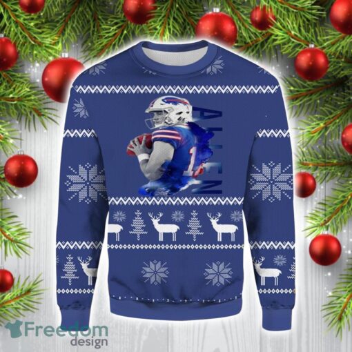 Buffalo Bills Josh Allen Christmas Gift Ugly Christmas Sweater For Men And Women Product Photo 1