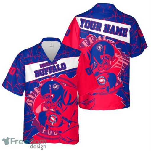 Buffalo Football Team Personalized Name Number Hawaiian Shirt And Shorts Team Gift Product Photo 1