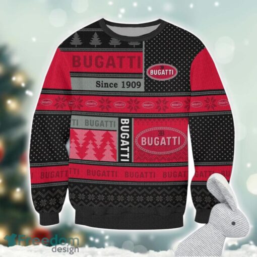 Bugatti Logo Ugly Christmas Sweater For Fans Men And Women Christmas Gift Ideas Product Photo 2