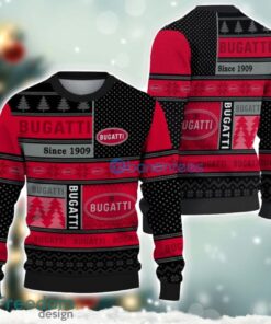 Bugatti Logo Ugly Christmas Sweater For Fans Men And Women Christmas Gift Ideas Product Photo 1