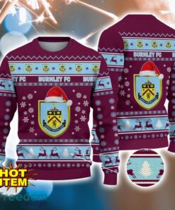 Burnley F.C  3D Ugly Christmas  Sweater For Men And Women Sport Fans