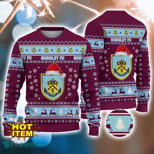 Burnley F.C 3D Ugly Christmas Sweater For Men And Women Sport Fans Product Photo 1