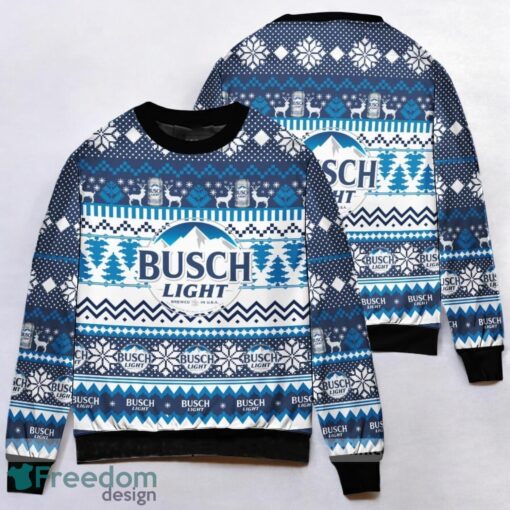 Busch Light Ugly Christmas Sweater 3D Printed Christmas Gift Product Photo 1