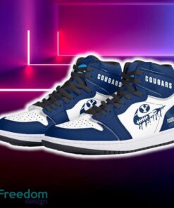 BYU Cougars Air Jordan Hightop Shoes New Custom Name For Fans Gift Sneaker - BYU Cougars Air Jordan Hightop Shoes Photo 5