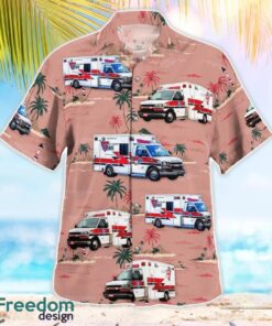 Cabarrus County EMS Beach Hawaiian Shirt Summer Gift Product Photo 3