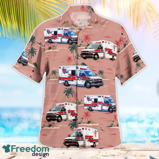 Cabarrus County EMS Beach Hawaiian Shirt Summer Gift Product Photo 3