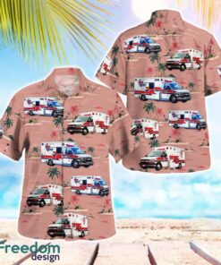 Cabarrus County EMS Beach Hawaiian Shirt Summer Gift