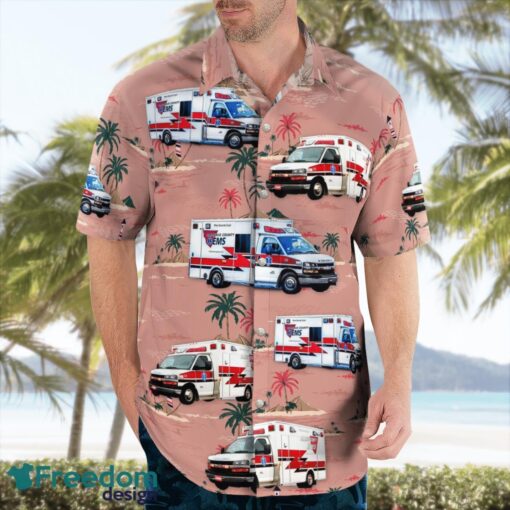 Cabarrus County EMS Beach Hawaiian Shirt Summer Gift Product Photo 4