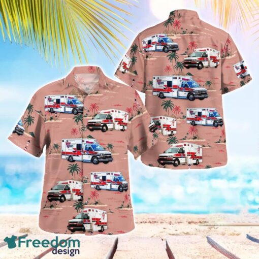 Cabarrus County EMS Beach Hawaiian Shirt Summer Gift Product Photo 1