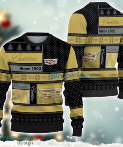 Cadillac Logo Ugly Christmas Sweater For Fans Men And Women Christmas Gift Ideas Product Photo 1