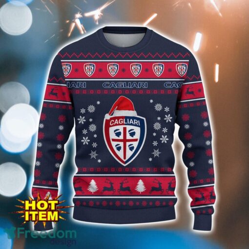 Cagliari Calcio 3D Ugly Christmas Sweater For Men And Women Sport Fans Product Photo 2