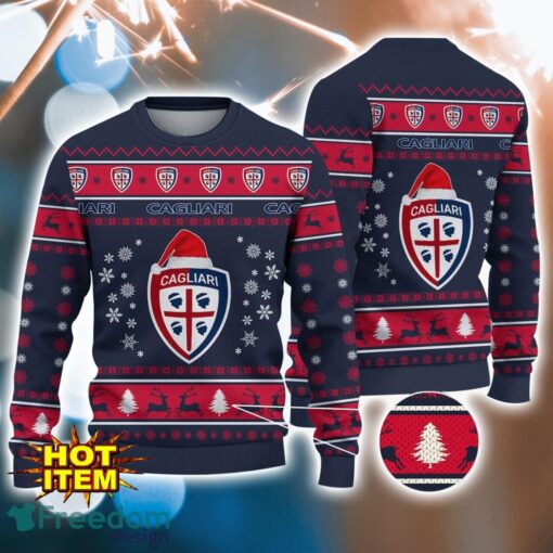 Cagliari Calcio 3D Ugly Christmas Sweater For Men And Women Sport Fans Product Photo 1