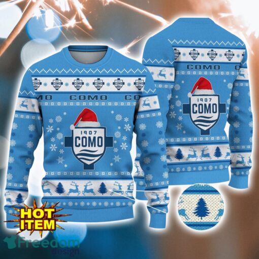 Calcio Como 3D Ugly Christmas Sweater For Men And Women Sport Fans Product Photo 1