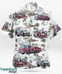 Calgary, Alberta, Canada, Calgary Fire Department Hawaiian Shirt Product Photo 2