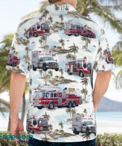 Calgary, Alberta, Canada, Calgary Fire Department Hawaiian Shirt Product Photo 4