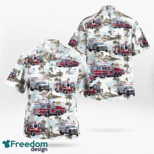 Calgary, Alberta, Canada, Calgary Fire Department Hawaiian Shirt Product Photo 1