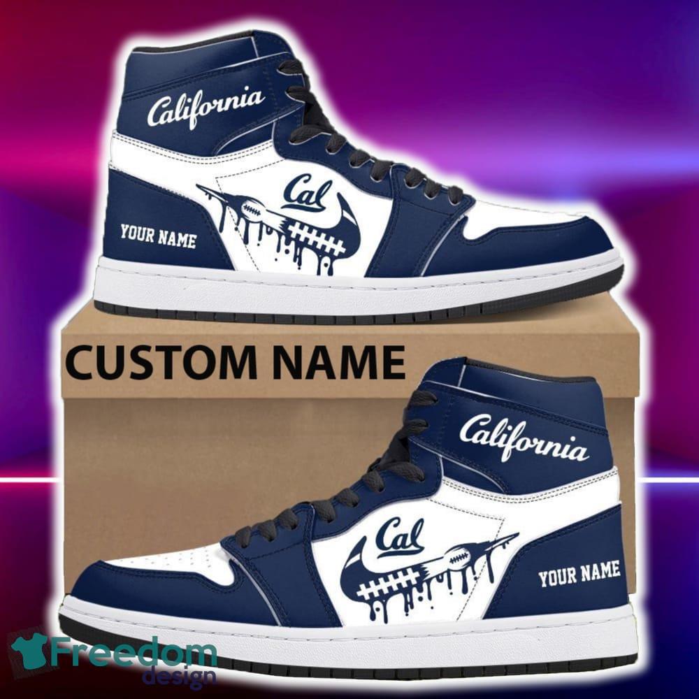 California Golden Bears Air Jordan Hightop Shoes New Custom Name For Fans Gift Sneaker image California Golden Bears Air Jordan Hightop Shoes New Custom Name For Fans Gift Sneaker - California Golden Bears Air Jordan Hightop Shoes Photo 4